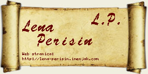 Lena Perišin vizit kartica